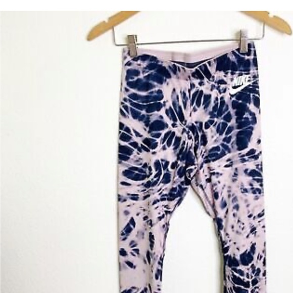 nike tie dye print leggings